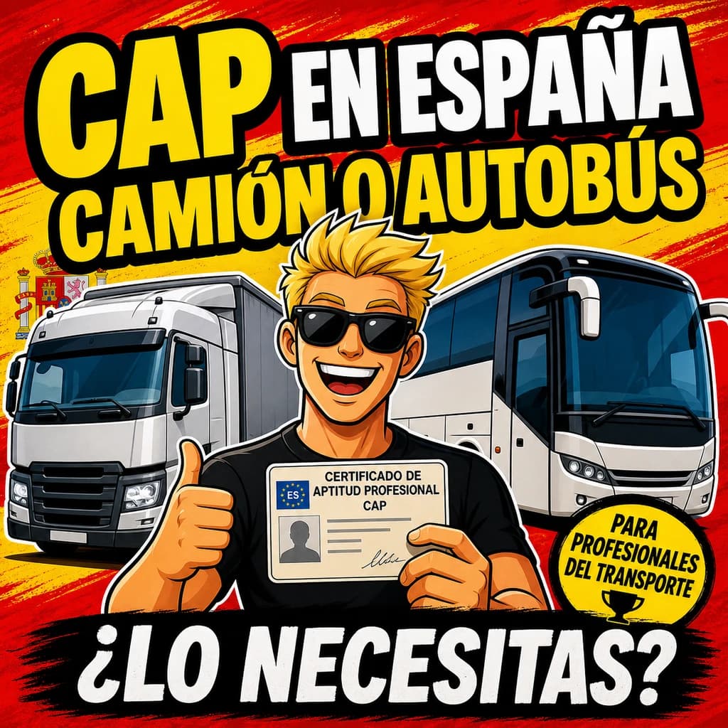 CAP en España: qué es y cuándo lo necesitas para camión o autobús