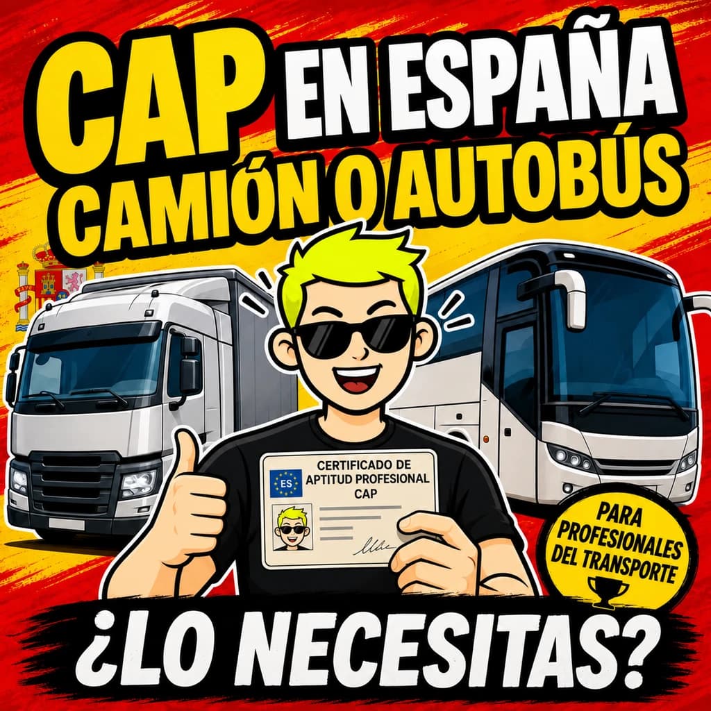 CAP en España: qué es y cuándo lo necesitas para camión o autobús