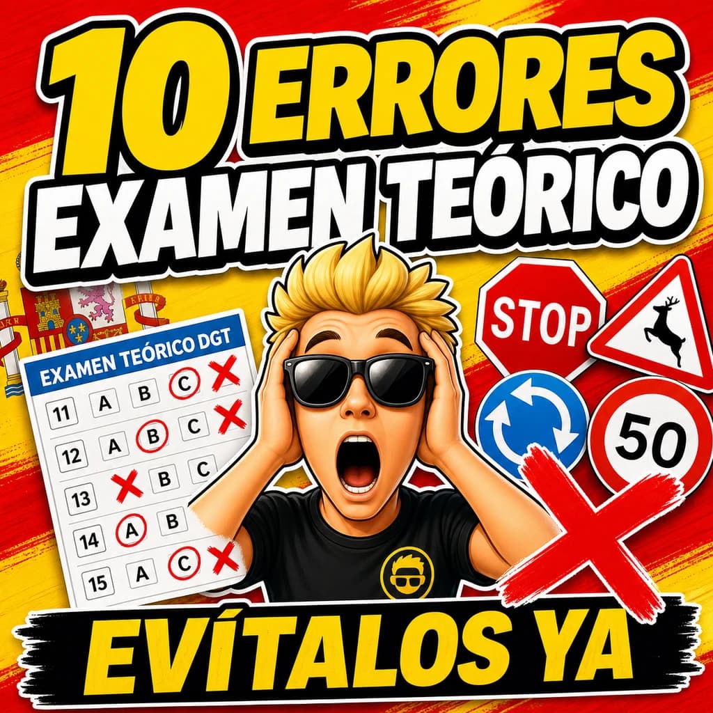 The 10 most common mistakes in the theory exam
