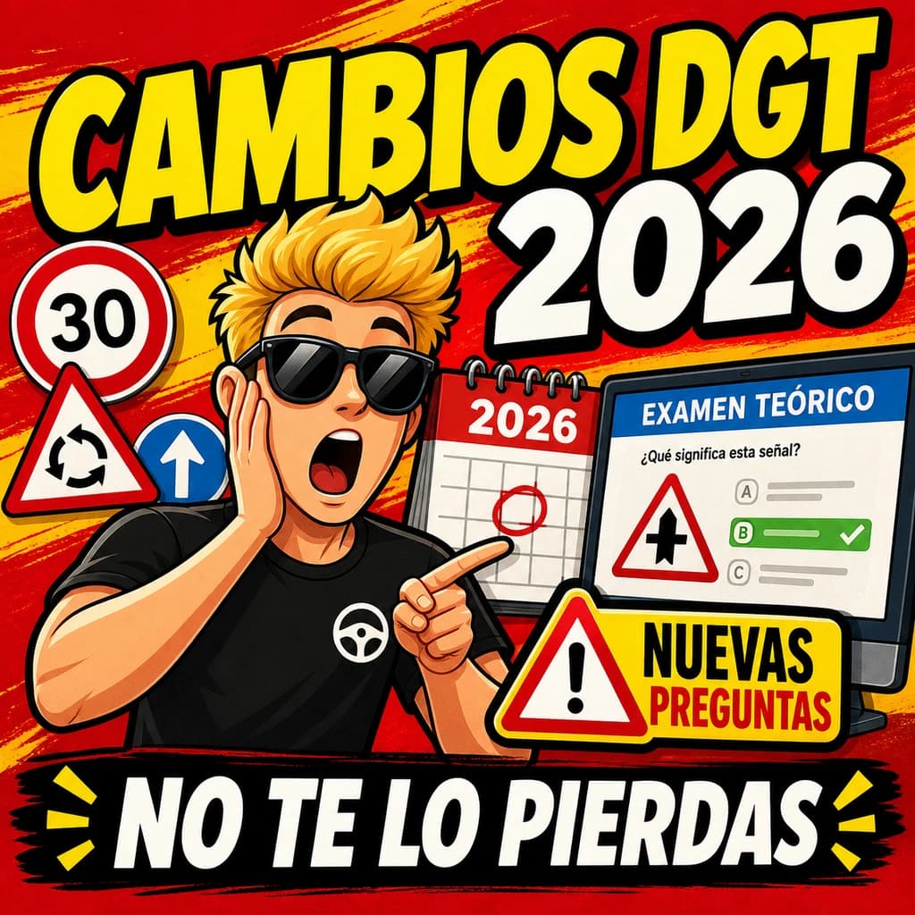 DGT exam changes for 2026