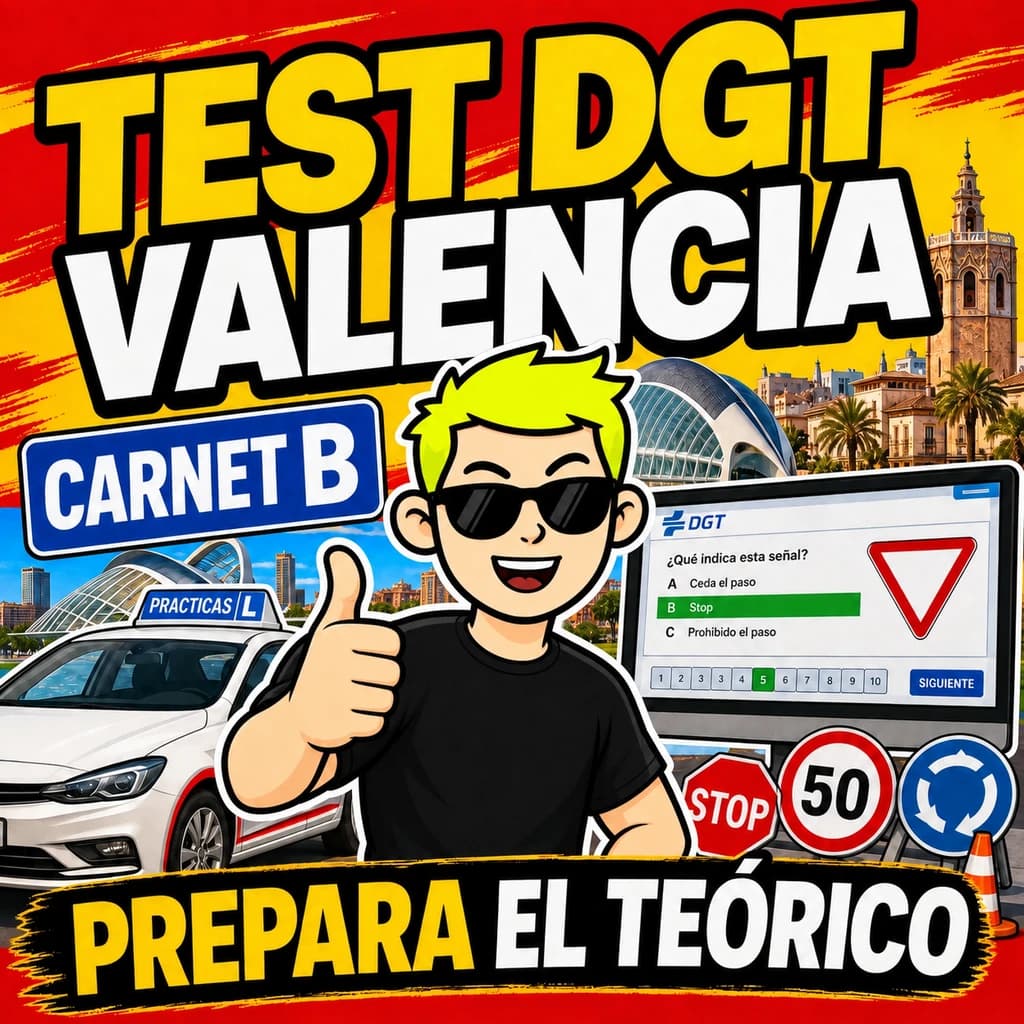 Test DGT en Valencia para el carnet B: cómo preparar mejor el teórico