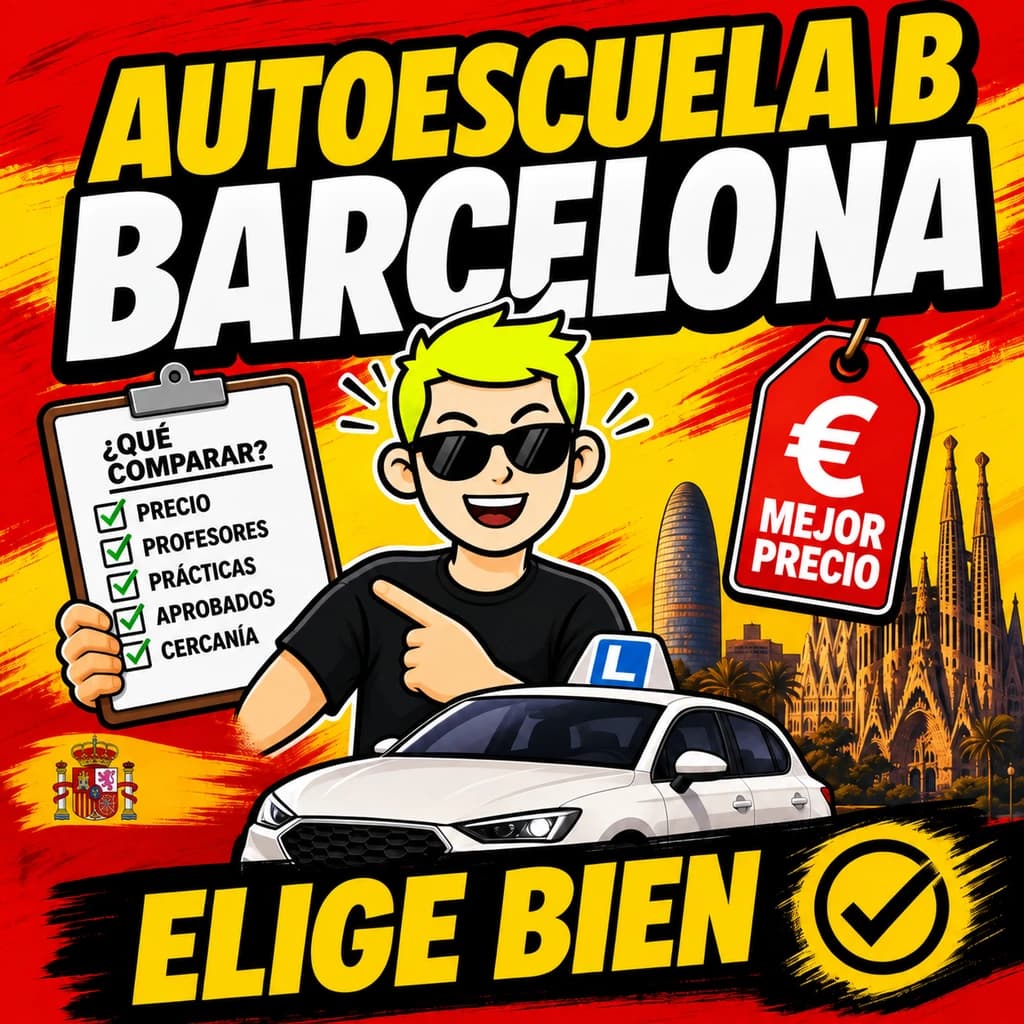 Autoescuela para el carnet B en Barcelona: cómo elegir bien