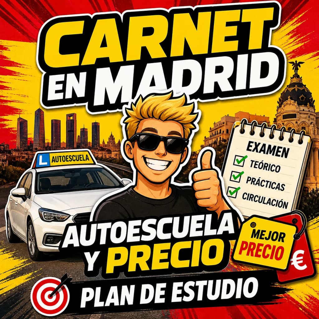 Getting a driving license in Madrid: driving school, price, and exam