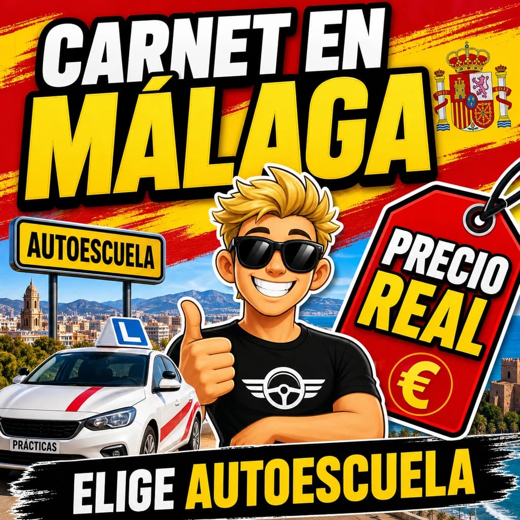 Driving license in Málaga: real price and how to choose a driving school