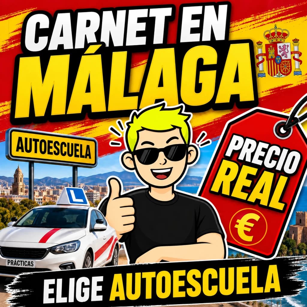 Carnet de conducir en Málaga: precio real y cómo elegir autoescuela