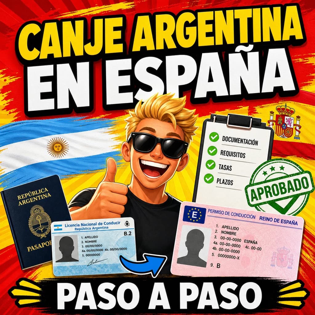 Exchanging an Argentinian driving license in Spain