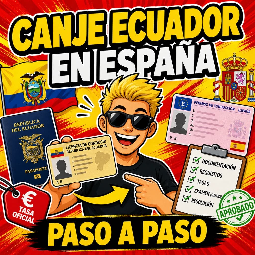 Exchanging an Ecuadorian driving license in Spain