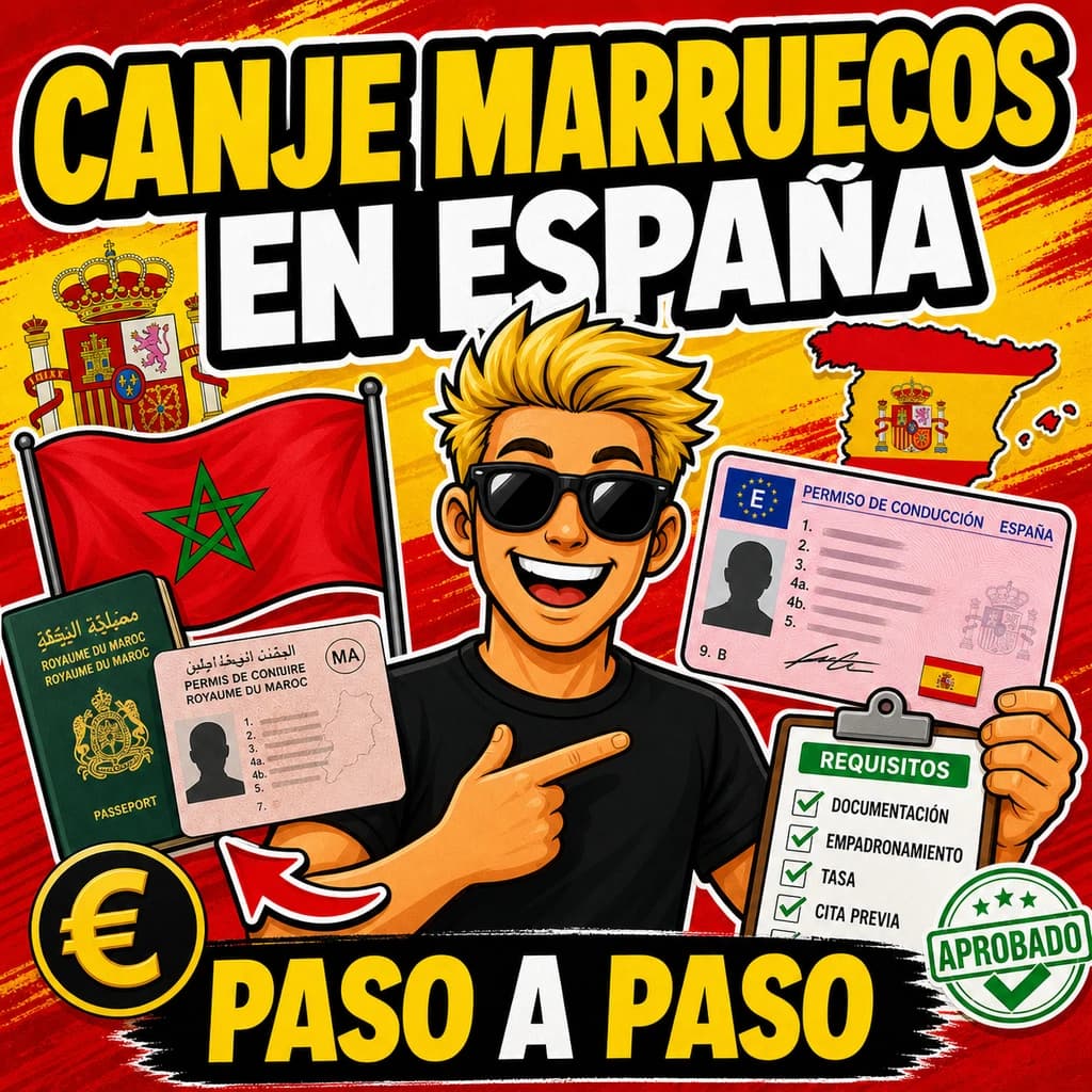 Exchanging a Moroccan driving license in Spain