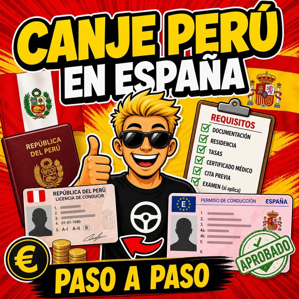 Exchanging a Peruvian driving license in Spain