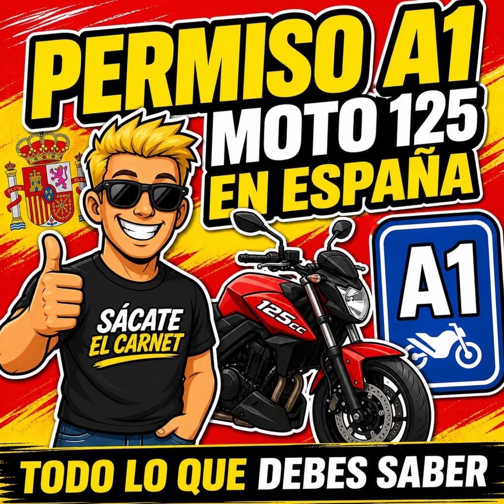 A1 license in Spain: 125cc motorcycle, requirements, age, and exam