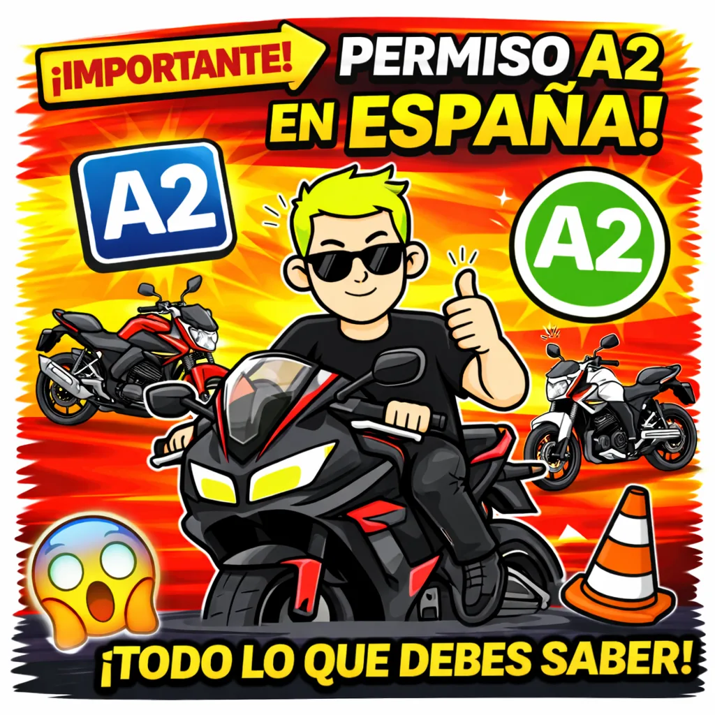 Permiso A2 en España: motos que puedes conducir, requisitos y examen