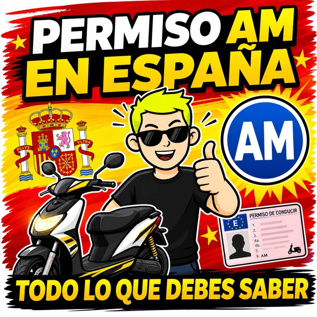 Permiso AM en España: qué puedes conducir, edad mínima y examen