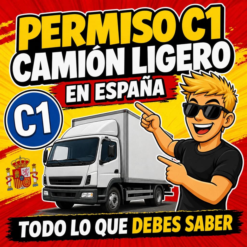 C1 license in Spain: light truck, requirements, and exam