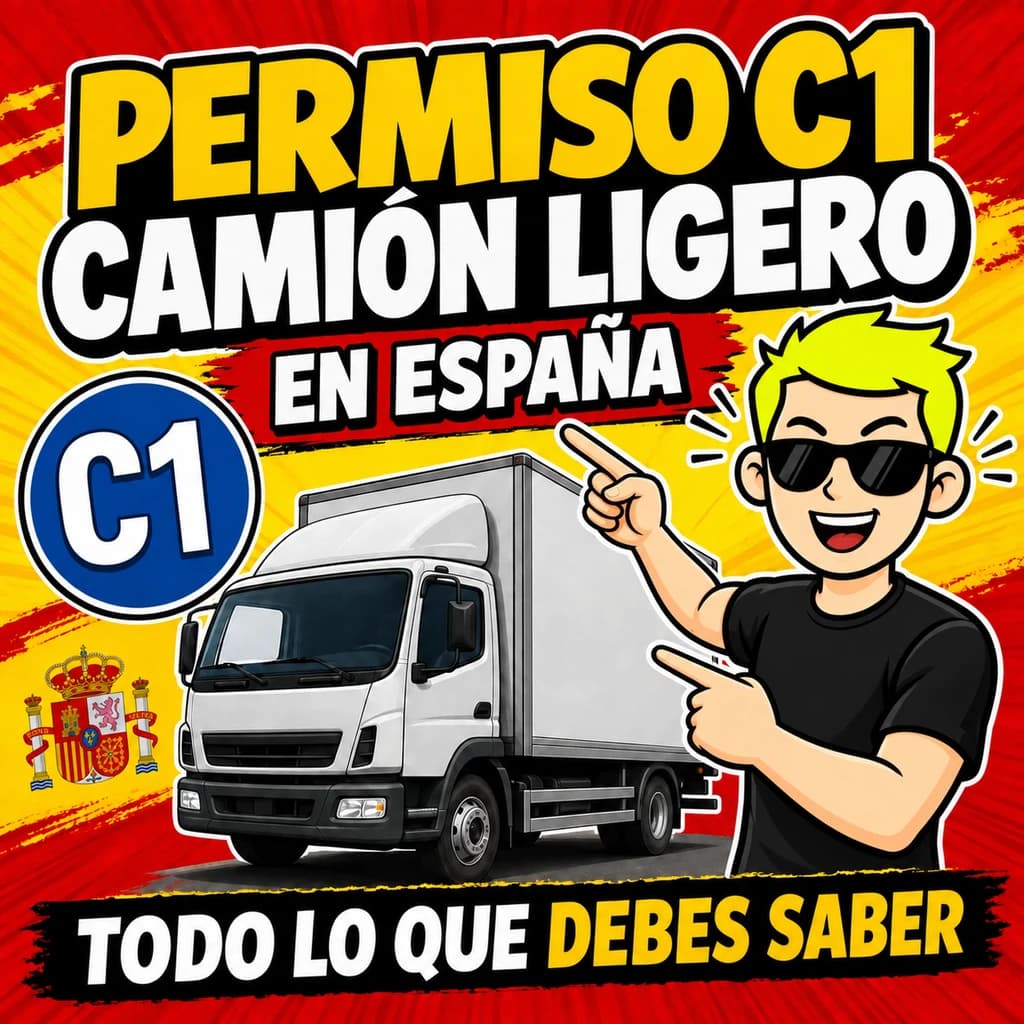 Permiso C1 en España: camión ligero, requisitos y examen