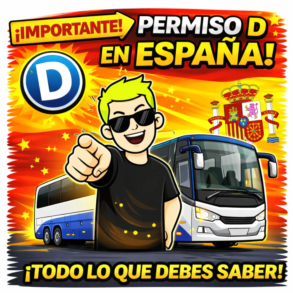 Permiso D en España: autobús, requisitos, edad y examen