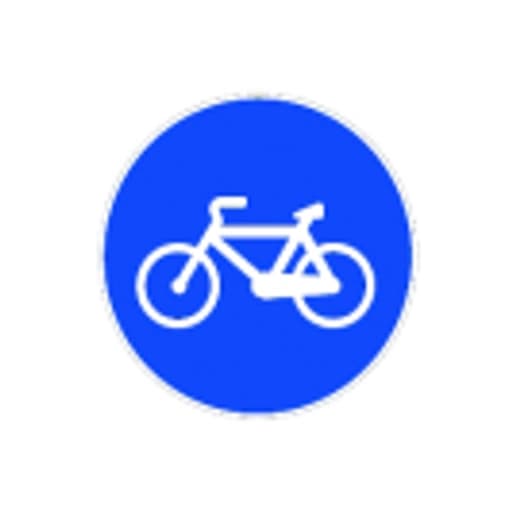 A via reservada para ciclos o via ciclista