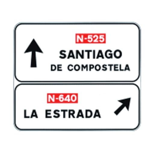 Presenalizacion de direcciones hacia una carretera convencional