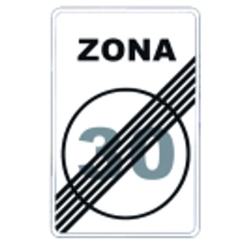 Fin de zona a 30