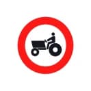 Esta señal, ¿prohíbe la entrada a los vehículos agrícolas de motor?