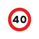 ¿Cuándo termina la limitación de velocidad que impone esta señal?