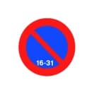 Esta señal indica que el estacionamiento está prohibido...