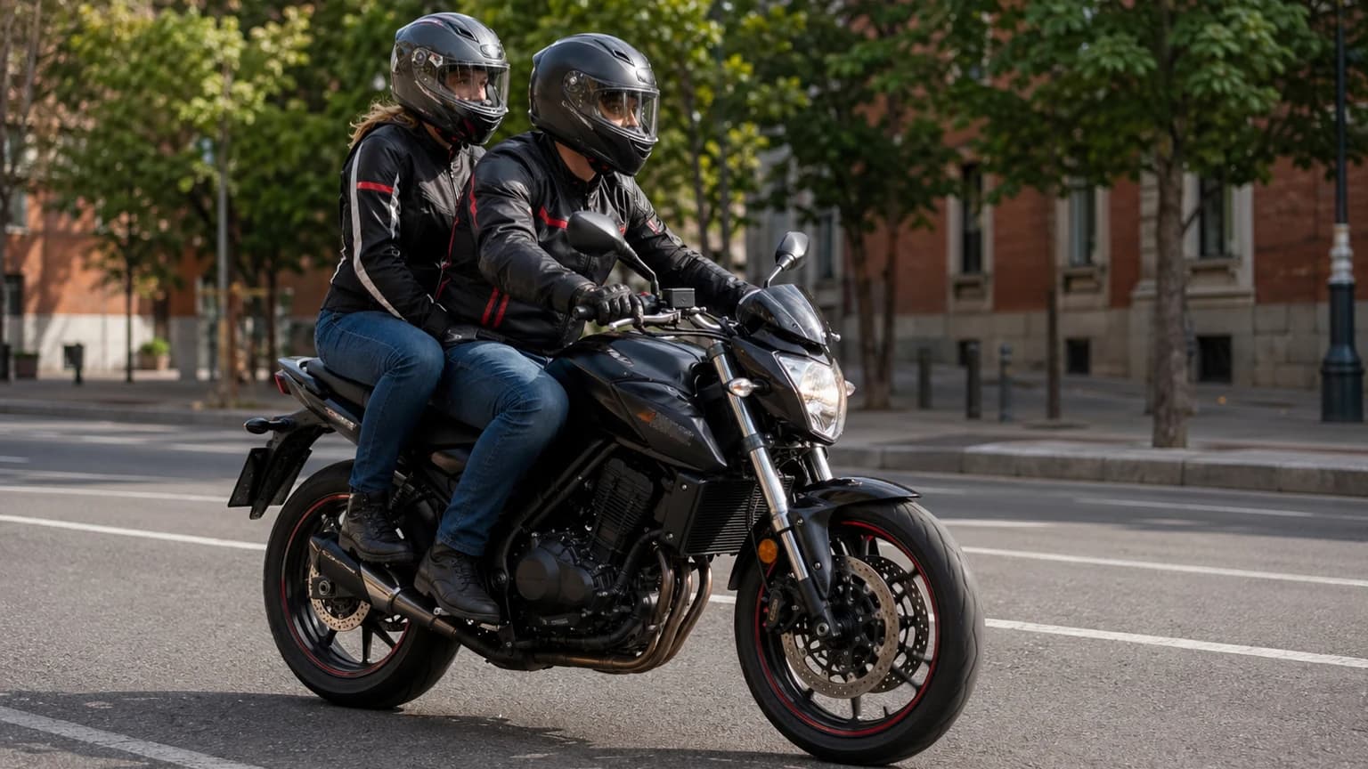If a motorcycle carries a passenger, it must have: