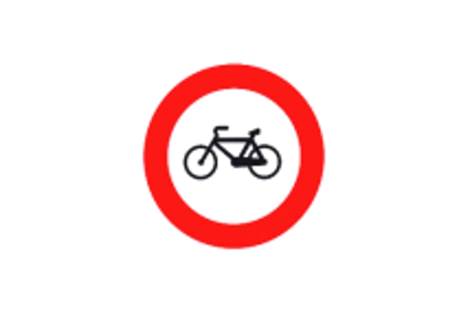 By its meaning, does this sign prohibit entry on your moped?