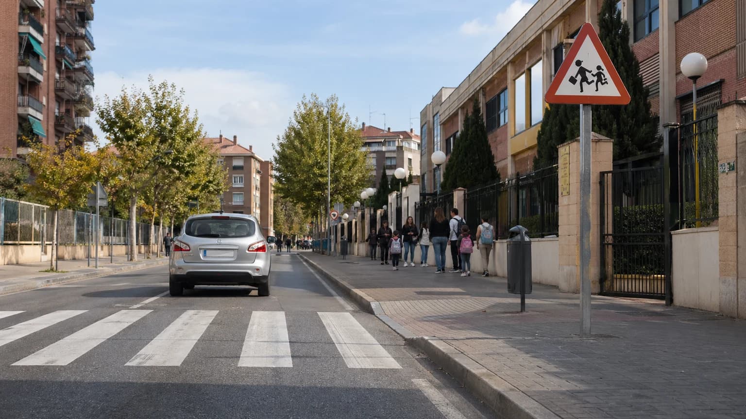 Con su ciclomotor, ¿podrá circular por una vía indicada con esta señal?