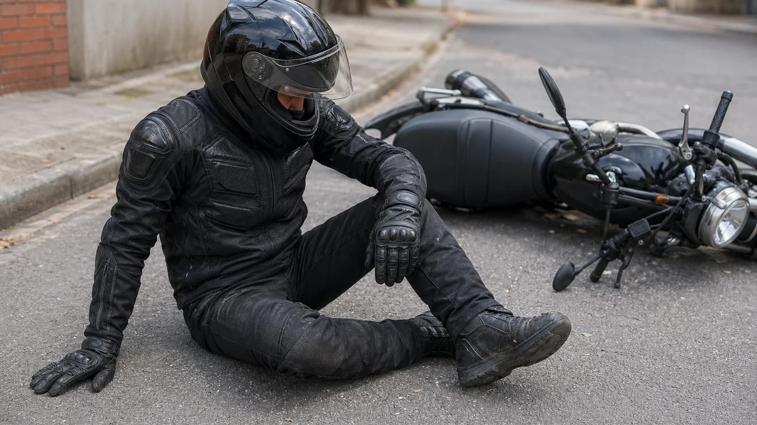 ¿Qué tipo de indumentaria protegerá mejor al conductor de una motocicleta en caso de caída?