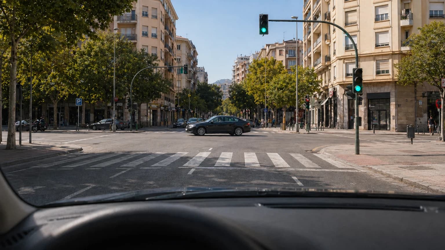 ¿Qué tres fases se pueden distinguir en una intersección?