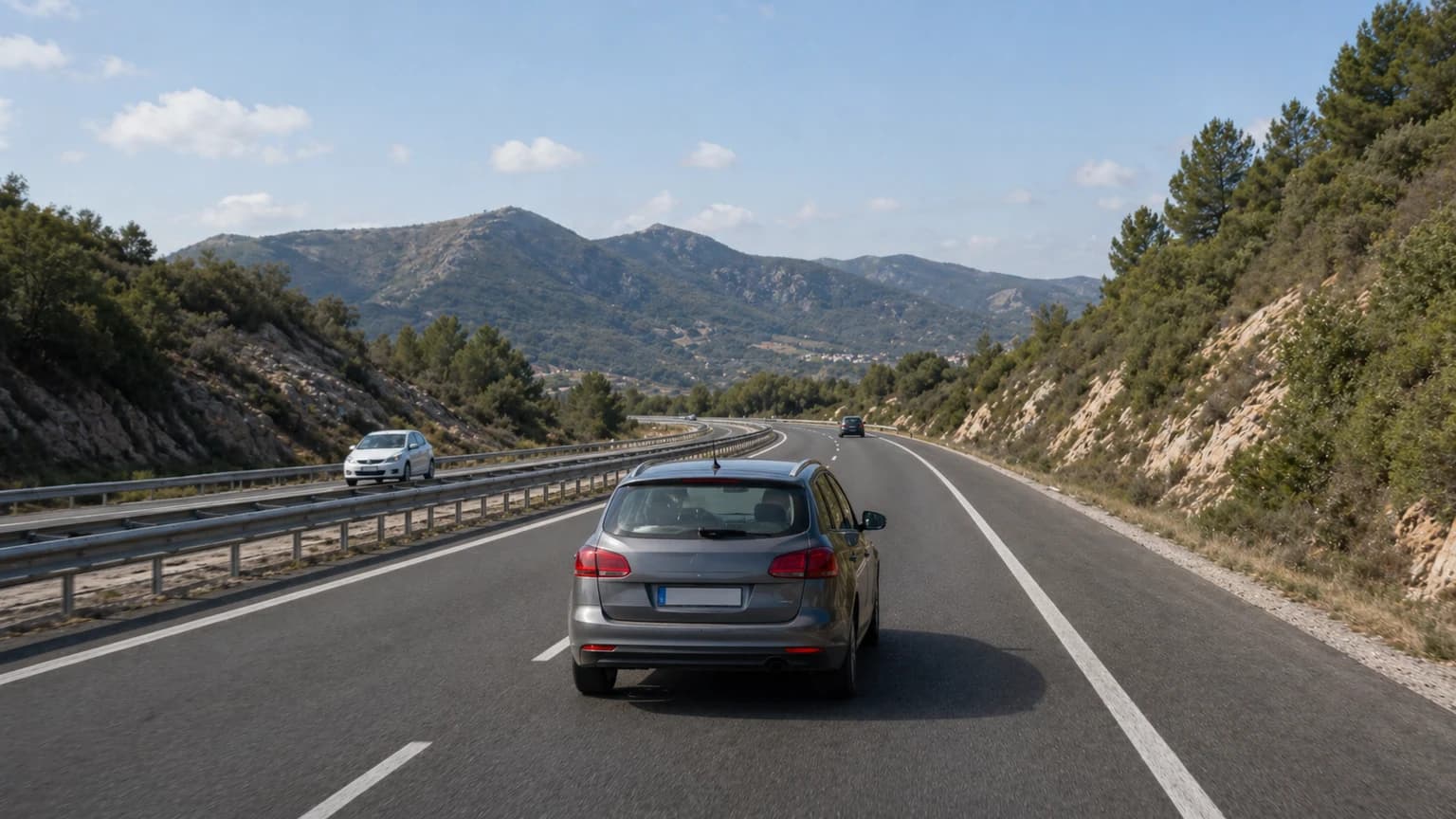 Circulando a 100 km/h se rompe el freno de pie. ¿Cómo se puede detener el vehículo?
