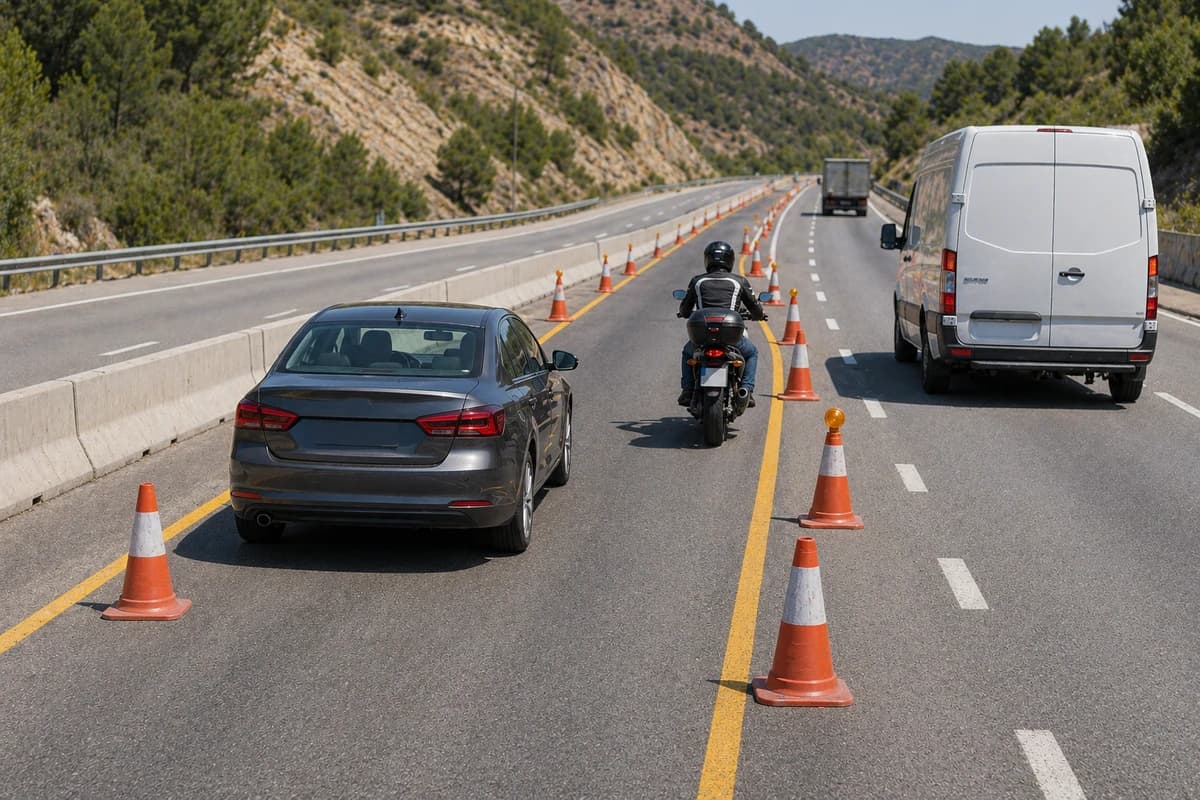 ¿Qué vehículos pueden circular por un carril de sentido contrario al habitual, como norma general?
