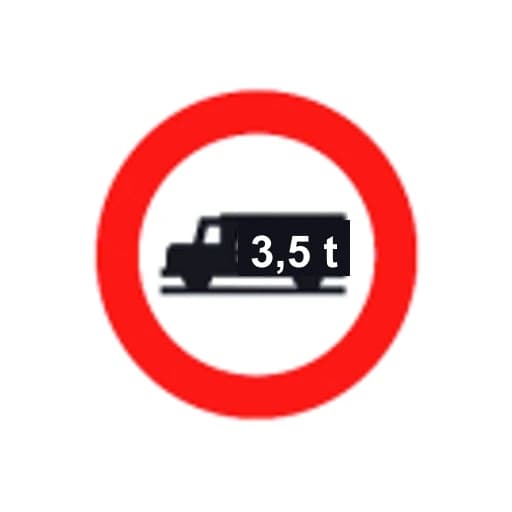 If you are driving an unladen lorry with a maximum authorised mass of 5 tonnes, may you enter a road at whose entrance this sign is displayed?