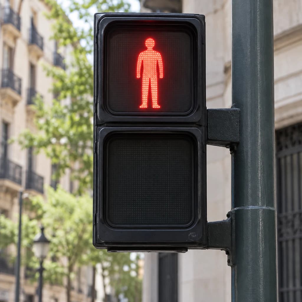 The instructions of this traffic light are directed to...