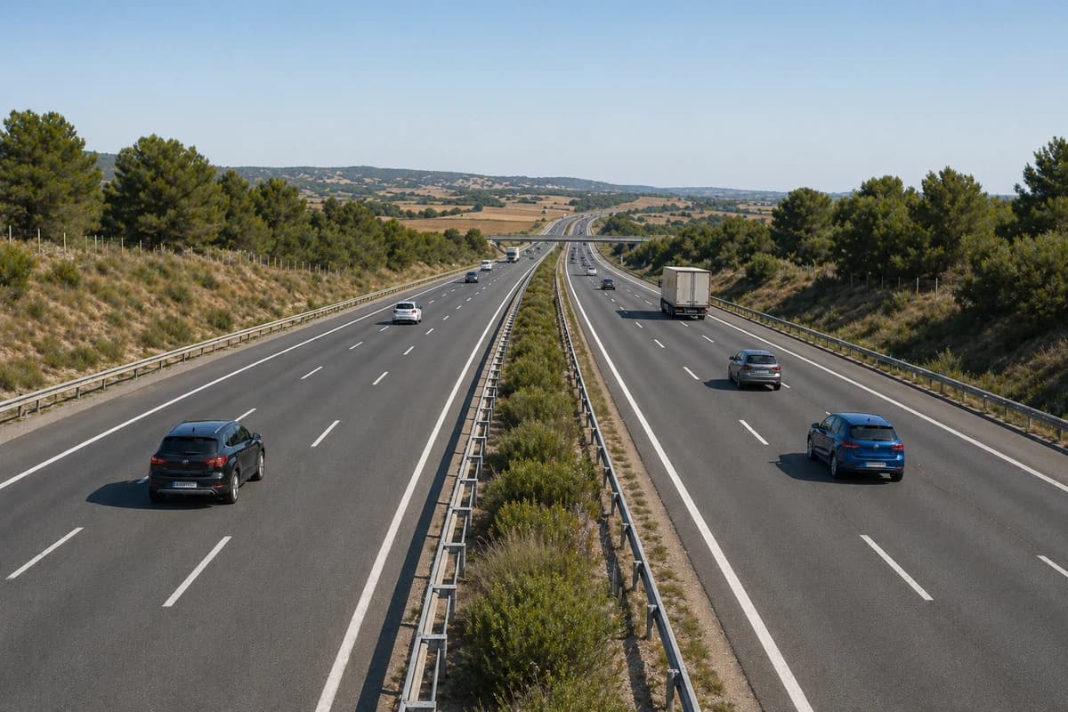 ¿En qué tipo de vías existe menor riesgo de que se produzcan accidentes?