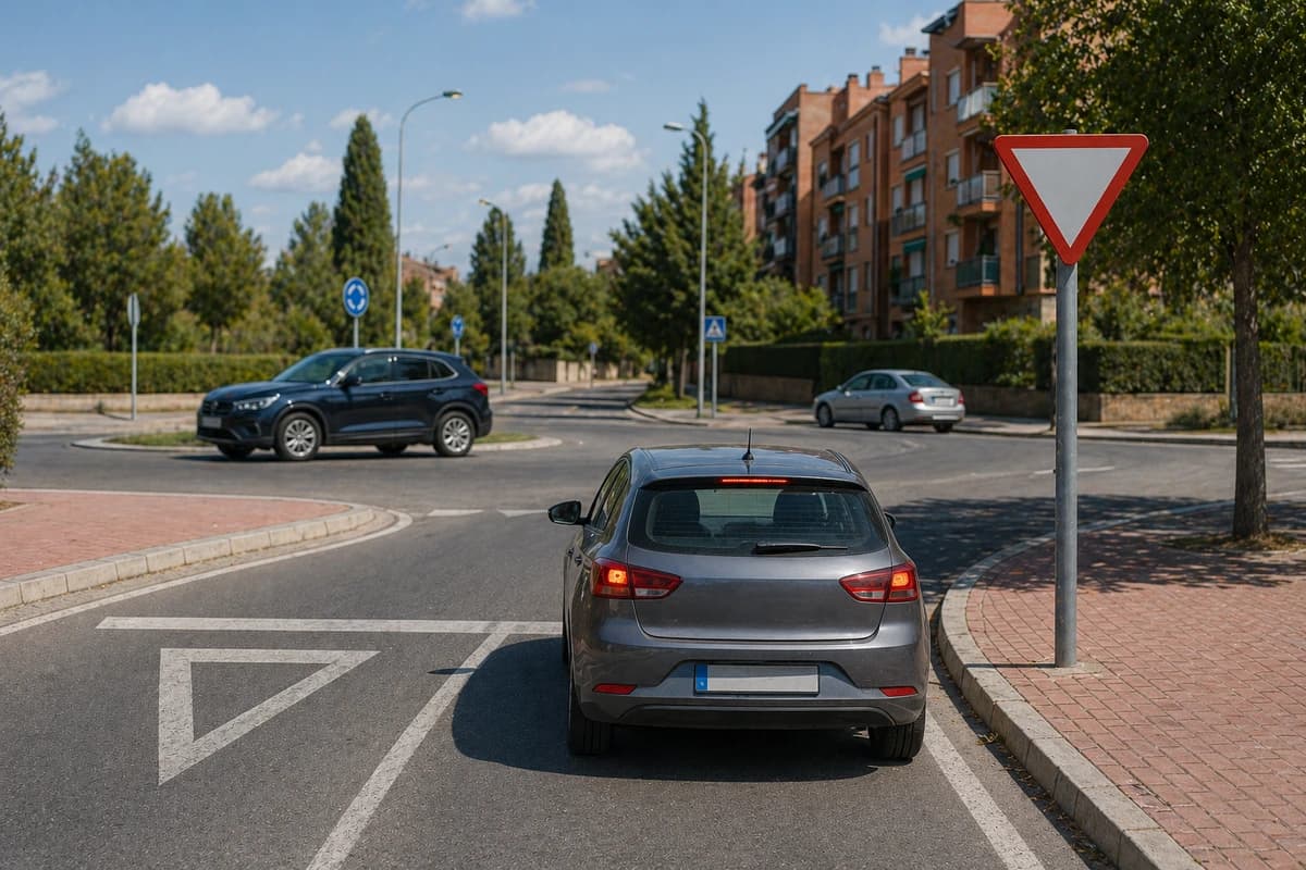 If you are driving a passenger car and you approach a yield sign, you must: