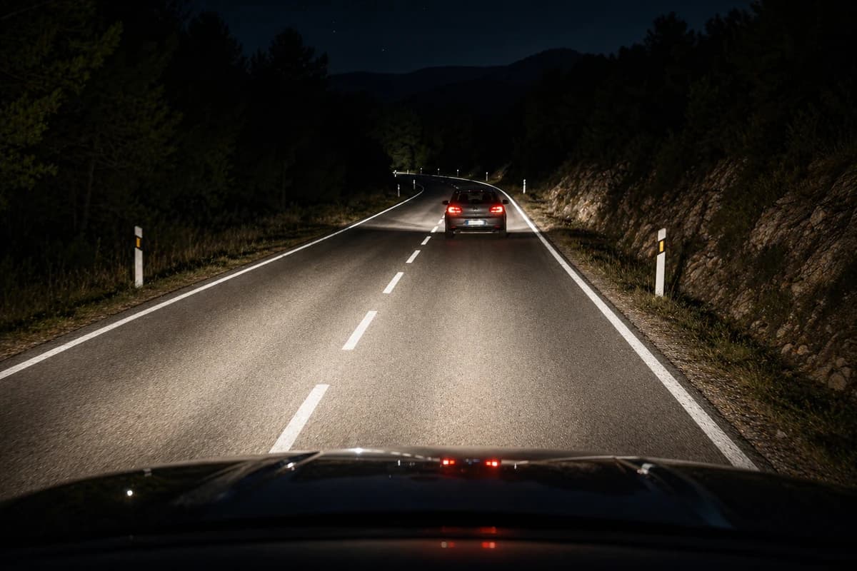 ¿Qué principio fundamental en el tráfico adquiere su máxima importancia en la conducción nocturna?