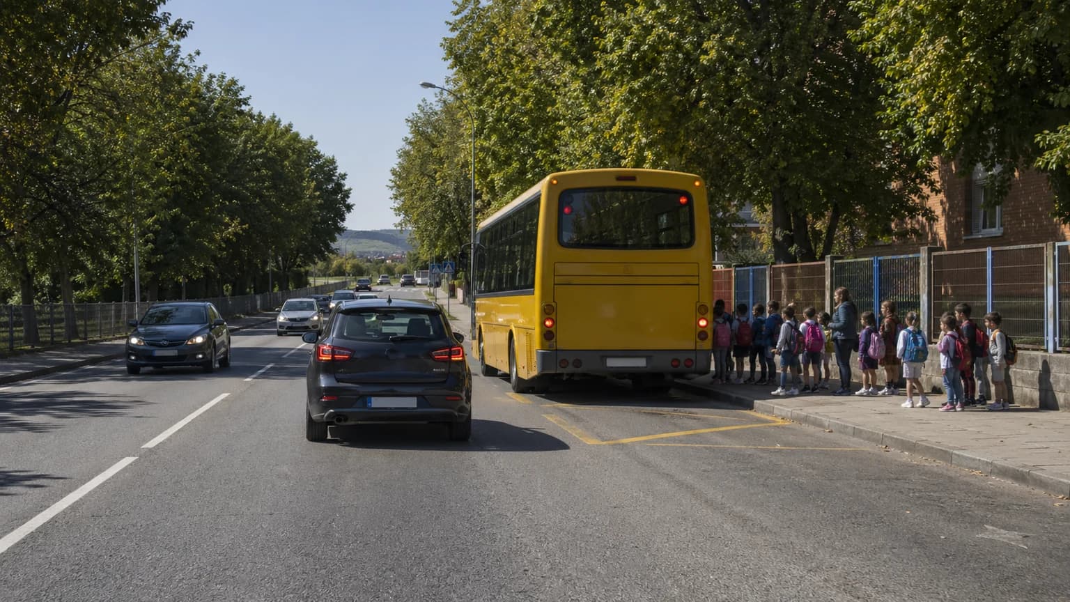 Si conduzco un camión por una carretera convencional como la que observamos en la imagen, ¿cuál será la velocidad máxima a la que podré circular?