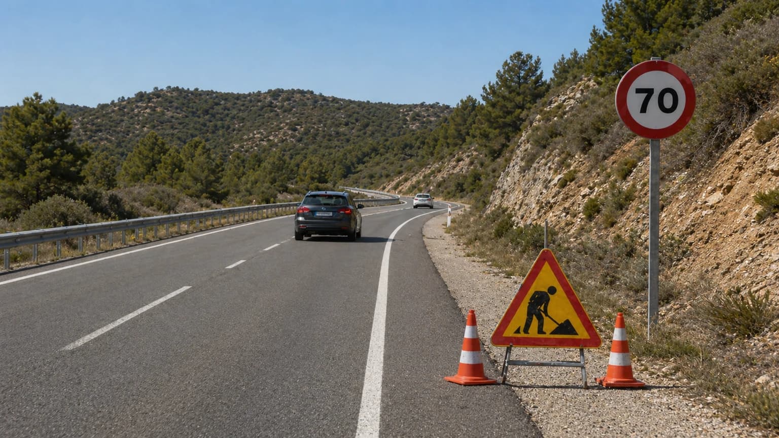 Cuando en una carretera hay dos señales de tráfico que se contradicen aparentemente, ¿cuál de las dos tiene prioridad?