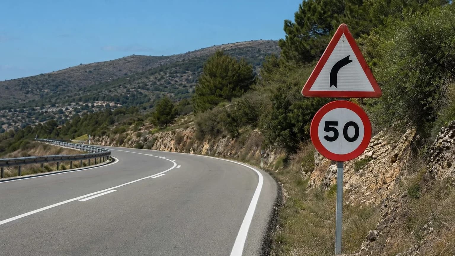 Si encuentra esta señal, ¿hasta cuándo mantendrá la limitación de velocidad?