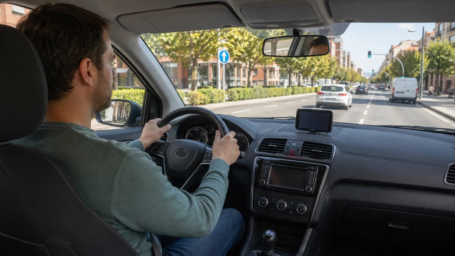 ¿Puede el conductor manipular un GPS con el coche en movimiento?