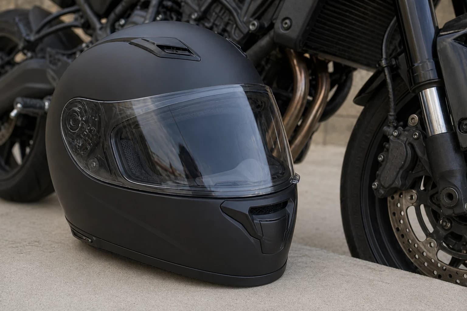 Un casco integral, como el de la fotografía, es un tipo de casco…