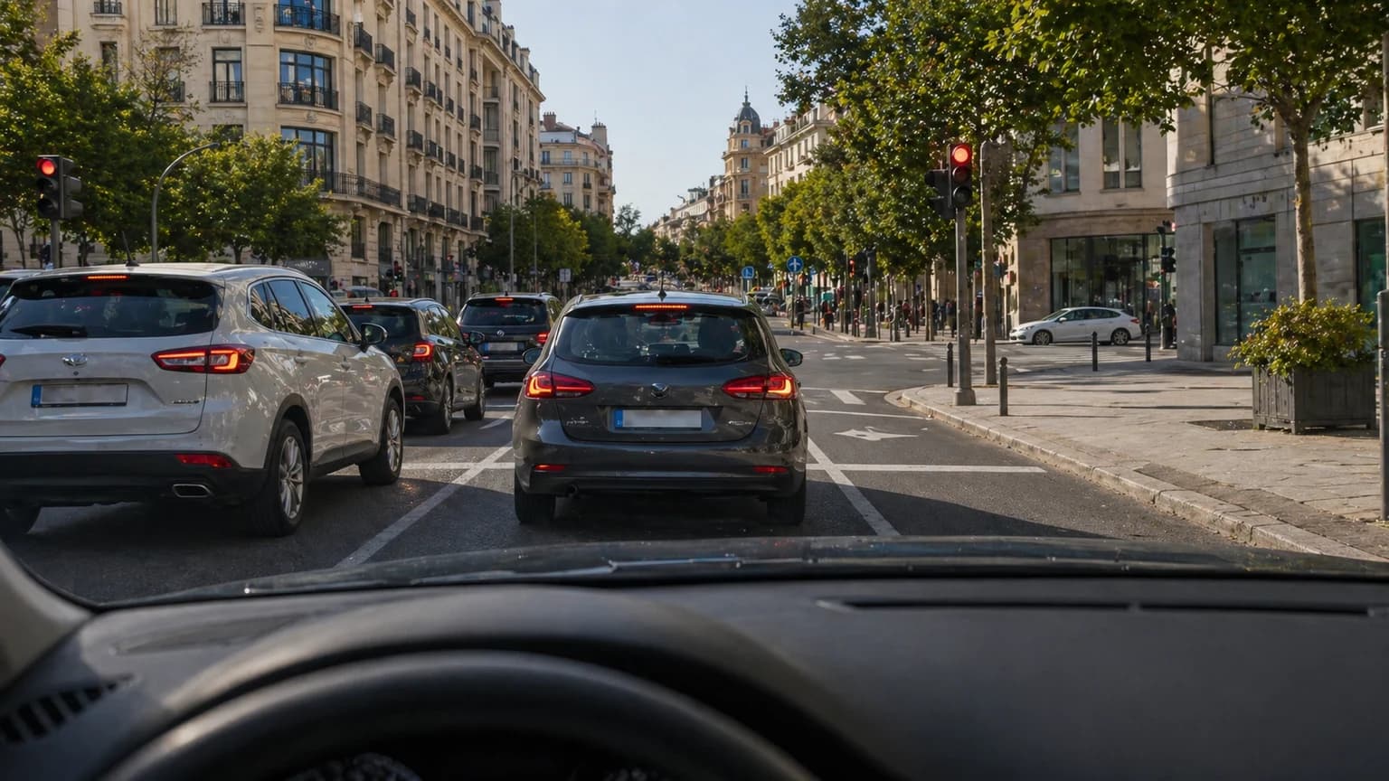 ¿Puede entrar en esta intersección en la cual tiene prioridad de paso?