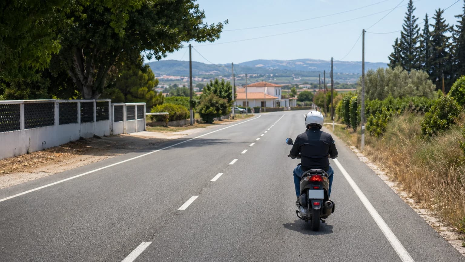 ¿A qué velocidad máxima puede circular un ciclomotor en esta vía?