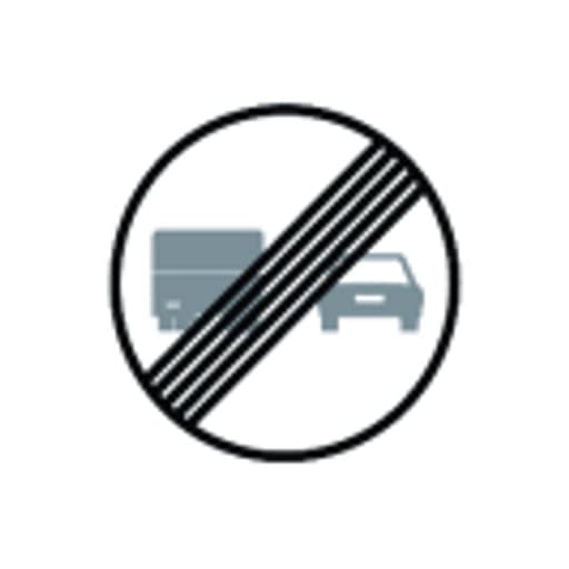 Which prohibition ceases to apply from this sign?