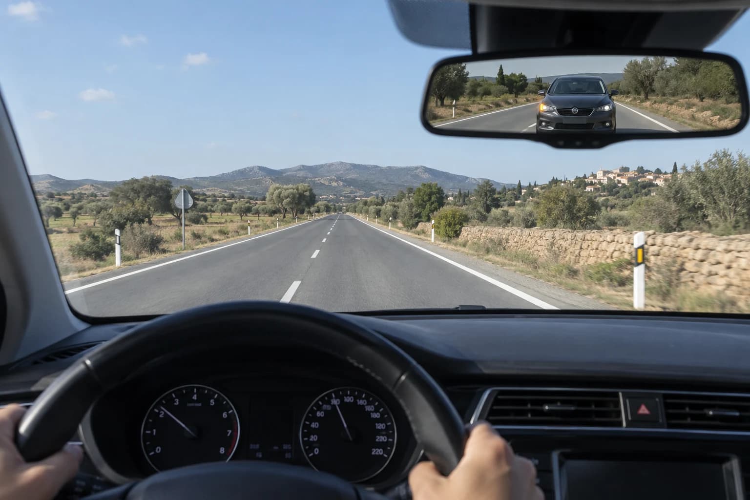 You drive a car straight ahead and notice that the following driver intends to overtake you. As a general rule, what must you do?
