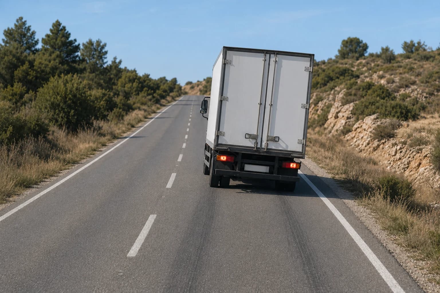 Circulando con su camión observa que se desvía hacia un lado de la calzada, solamente cuando pisa el pedal de freno. ¿A qué puede ser debido?