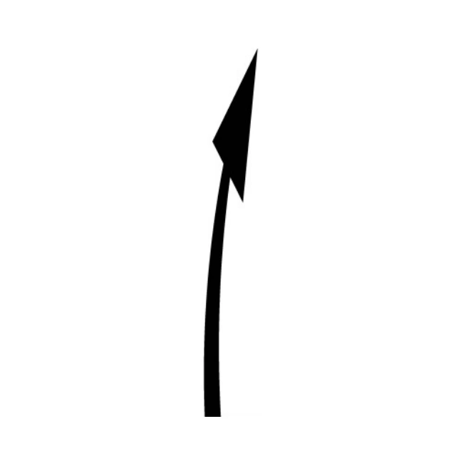 What does the road marking shown in this schematic figure warn of?