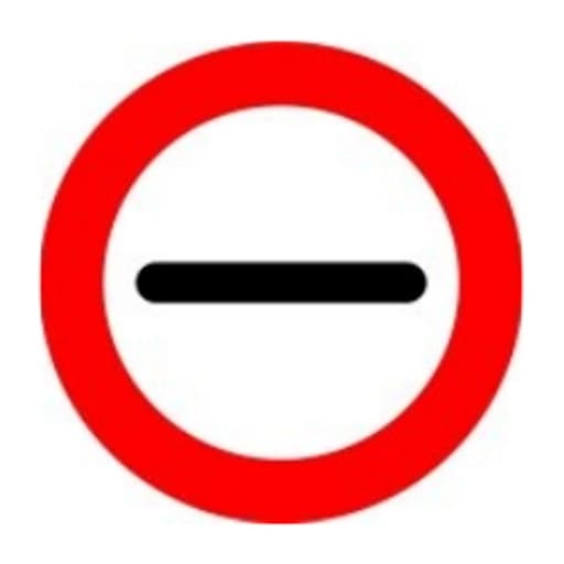 This R-200 sign is displayed at a toll control. Even if the lane-control signal shows a downward green arrow and there is no barrier, must you stop?