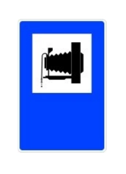 What does the service sign shown indicate?
